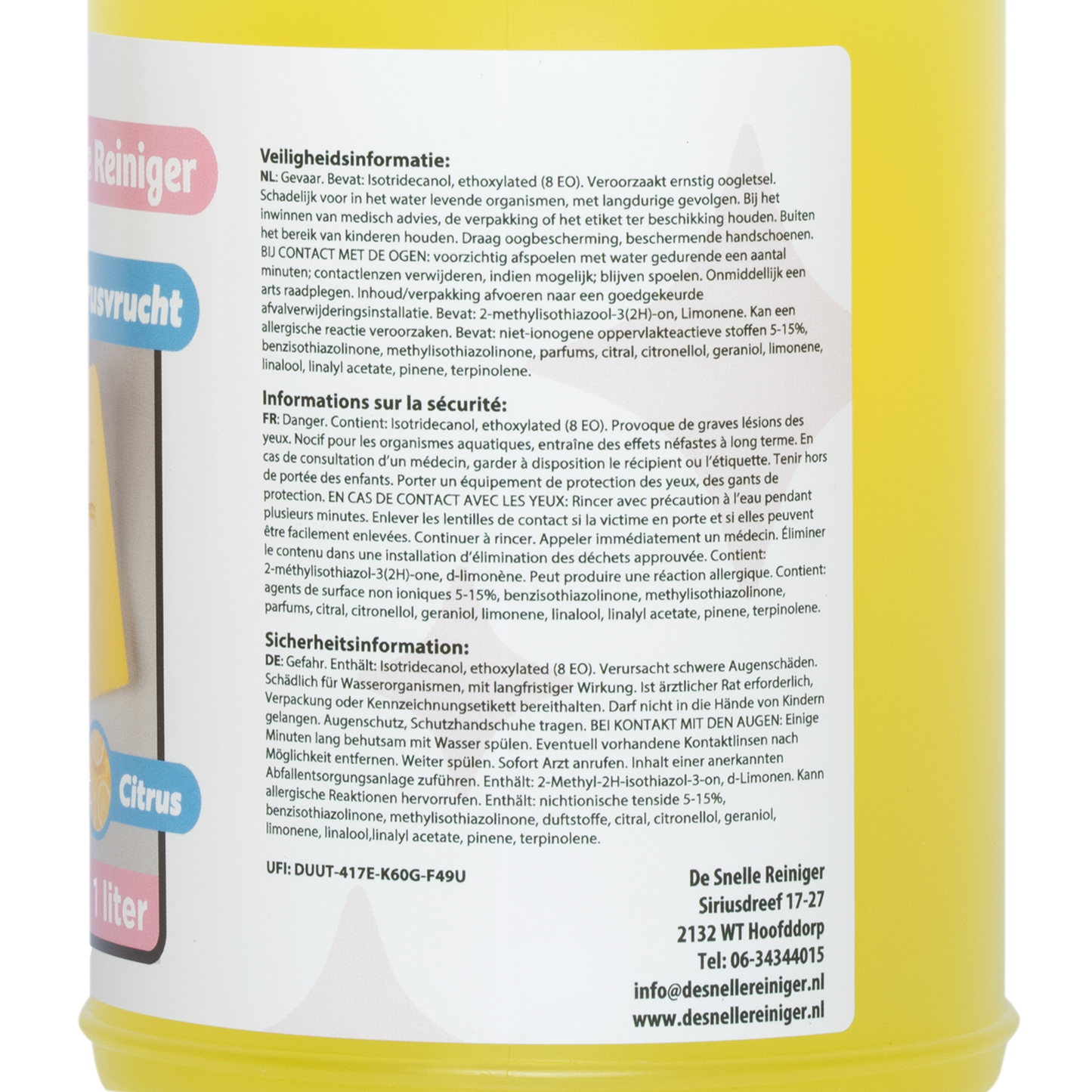 Aouatif’s Citrusvrucht Allesreiniger