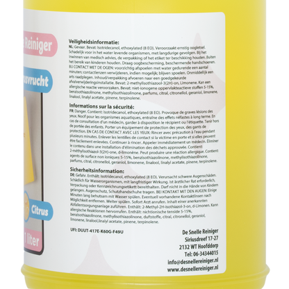 Aouatif’s Citrusvrucht Allesreiniger